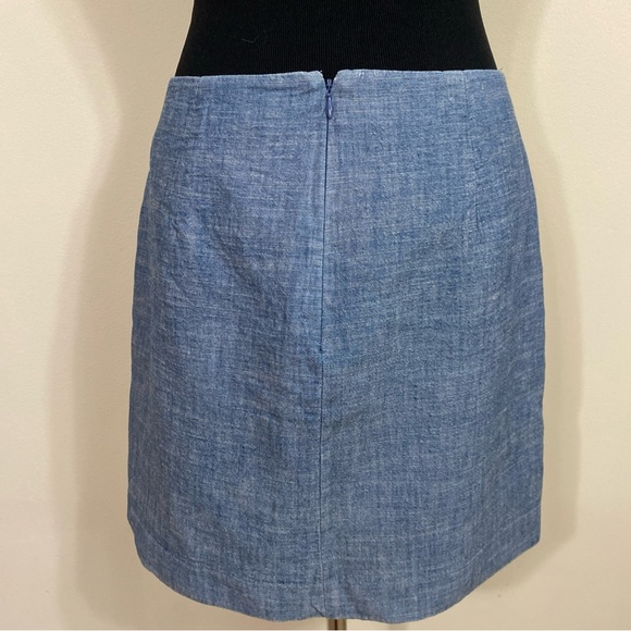 Chambray mini skirt - Picture 3 of 5